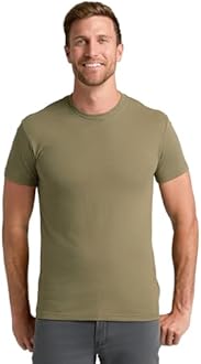 True Classic mens Short Sleeve Classic Crew T-Shirt (pack of 6)