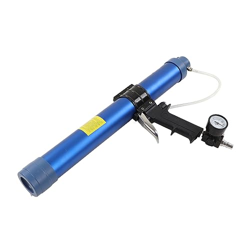 Pistola de Cola de Vidro Pneumática, Ferramenta de Vedação de Ar de Velocidade Ajustável de 1/4 pol.