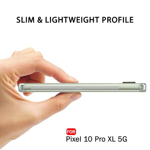Image of TheGiftKart Back Cover Soft Case for Google Pixel 10 Pro XL | Best Camera Protection | Inbuilt Dust Plugs & Anti-Slip Grip | Ultra Clear Slim Case Cover for Pixel 10 Pro XL (Silicone, Transparent)