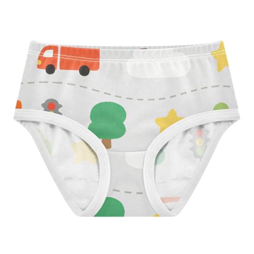 GuoChe Briefs Breathable Panties Toddler Cotton Underwear for Toddler Girls in Sizes 2T,3T, 4T, 5T, 6Y and 8Y