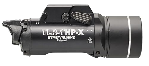 Streamlight 69168 TLR-1 HP-X USB 1300-Lumen High Candela Rail-Mounted Rechargeable Weapon Light, Includes Rail Locating Keys and Batteries, Black - Image 4