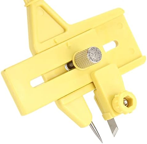 POCREATION Circle Compass Cutter, Professional Round Cutting Tool, Adjustable 1.5-50mm Diameter Range, for Circular Shape Cutting