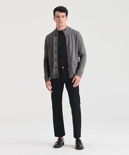 Men's Luxe Cashmere High Neck Cardigan2