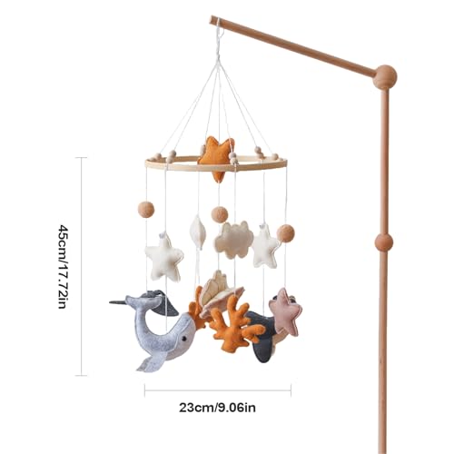 Mobile de lit bébé en feutre de qualité supérieure pour décoration de berceau - 5