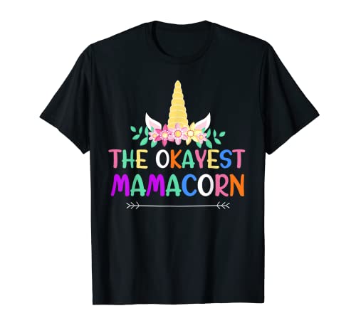 La mamá de unicornio divertida de MamaCorn Camiseta