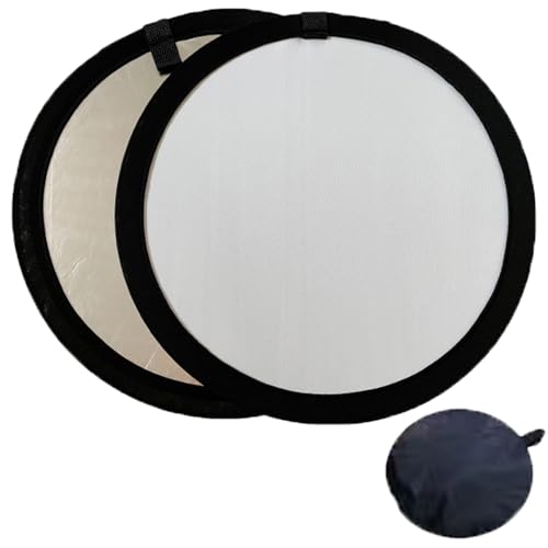 2 in 1 Lighting Reflectors Portable Collapsible Round Light Reflector