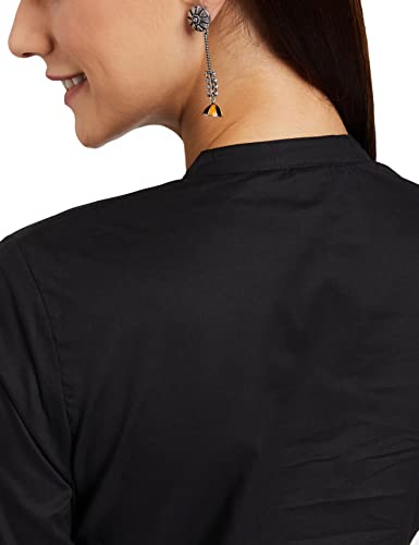 Image of Amazon Brand - Myx Women Cotton Regular Fit Casual Kurti (Available in Plus Sizes)