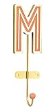 COLLECTIVE HOME - Monogram Wall Hooks, Wall Mounted Hooks for Hanging, Wood Letters for Wall Decor,...