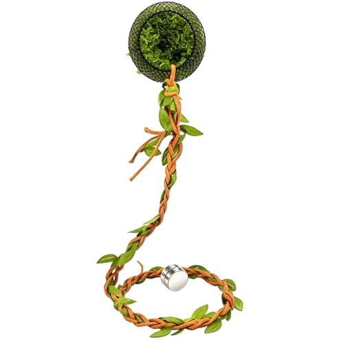 Jumping Spider Hide Cave & Climbing Kit Compact Magnetic Reptile Habitat with Secure Mesh and Safe Soft Moss Enrichment Accessories Kit for Jumping Spiders Tarantulas Small Reptiles and Amphibians