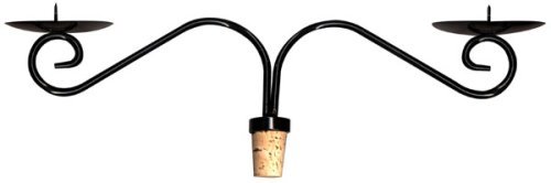 National Artcraft® Wine Bottle Candelabra Candle Holder fits Standard Wine Bottles (Pkg/1)