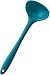StarPack Basics Silicone Ladle Spoon, High Heat Resistant to 480°F, Hygienic One Piece Design Cooking Utensil for Serving Soup & more (Teal Blue)