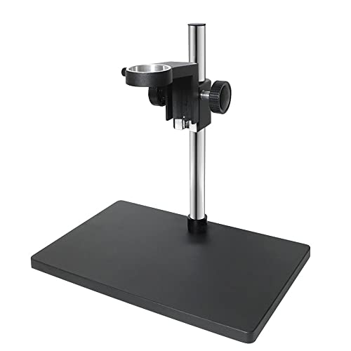 顕微鏡キット ポータブル顕微鏡スタンド ブラケット ホルダー リフティング 調節可能なダブル アーム ブーム スタンド テーブル USB ビデオ デジタル ステレオ Microscopio 顕微鏡レンズアダプター(Single Arm Stand)