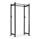 Titan Fitness T-3 Series Black Tall Power Rack, 24in Depth, 1,100 LB Capacity Cage for Weightlifting and Strength Training