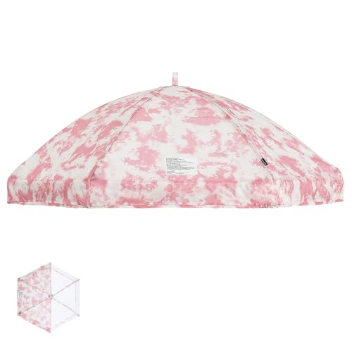 Image of Dream On Me Onyx Playpen Canopy Top, Sun Shade that Blocks Up to 98% UVA /UVB Rays, Breathable Mesh, Removable Tent Top Accessory for Onyx Playpen, Blush Pink