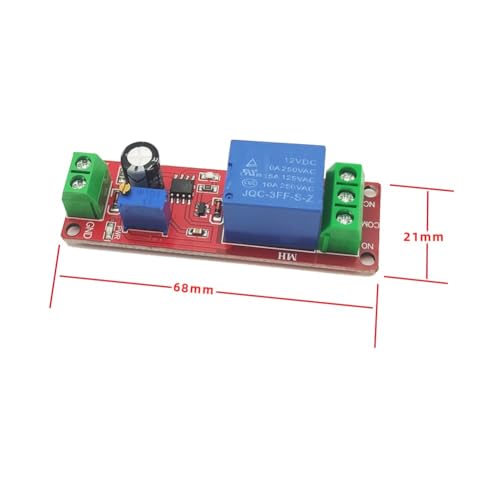 Retardateur relais NE555 DC12V commutateur temporisé 0-10s module de retard Arduino