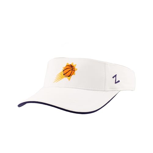 Image of ZHATS NBA Unisex-Adult NBA Officially Licensed Visor Impact White