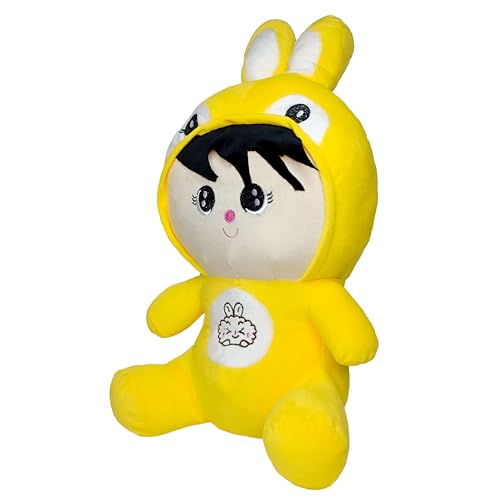 Image of Storescent Soft Toys for Kids - Stuffed Animal Plush Soft Toy for Boys & Girls | Plushie Toy Yellow Bunny