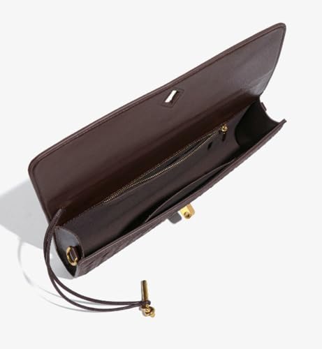 Trendy Woven Evening Clutch Purses Women Underarm Shoulder Handbag Cute Satchels Crossbody Purse PU Leather Wallet4