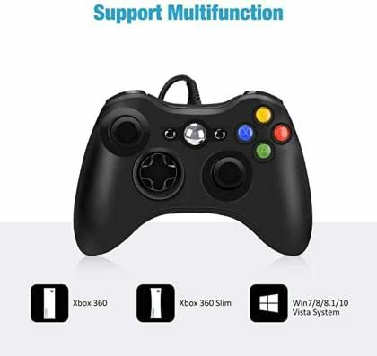 DKD Wired Controller compataible for Xbox 360 with Dual-Vibration Turbo for Microsoft Xbox 360/360 Slim,Xbox 360 E Controller and PC (Compatible for PC and Xbox 360 Console) (B0C4FKFBDM) Amazon Price History, Amazon Price Tracker