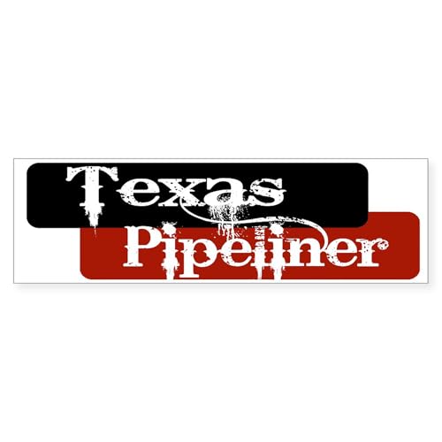 CafePress Texas Pipeliner Sticker (Bumper) 10
