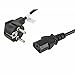 Produktbild Lanberg CA-C13C-11CC-0018-BK CEE 7/7 Shuko-Stecker auf Iec 320 C13 Buchse Netzkabel VDE, 1,8m schwarz