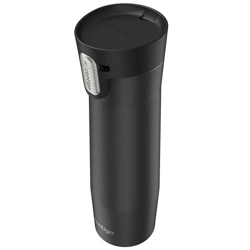 Image of Contigo West Loop 3.0 Stainless Steel Insulated Travel Mug, Leak Proof with AutoSeal Lid, 24oz, Matte Black