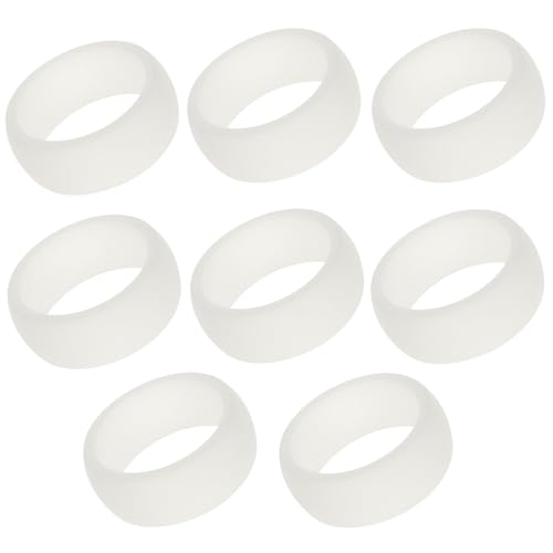 Anillas deportivas de silicona para hombre, 8 piezas miniatura 7