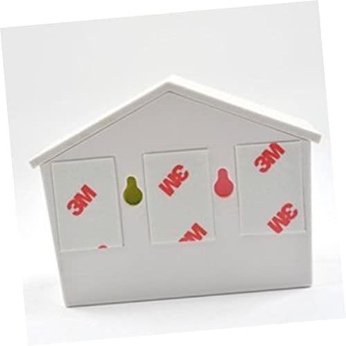 RORPOIR White Birdhouse Key Holder with Whistle Key Home Wall Mount Decoration for Organizing Keys and Accessories - Image 3