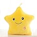 40x35 cm. PROWADZONY Lekka poduszka, wyjątkowa poduszka świetlna Vivid Star Design pluszowa poduszka do sypialni prezent urodziny zabawki dla dzieci (Color : Yellow9, Size : 40x35cm)