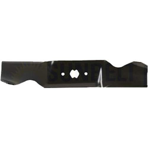 (2 Pack) Premium High Lift - Notched Replacement XHT Lawn Mower Blade Fits Troy-Bilt 742-0611A  16.25" x 3"  H Pattern Hole