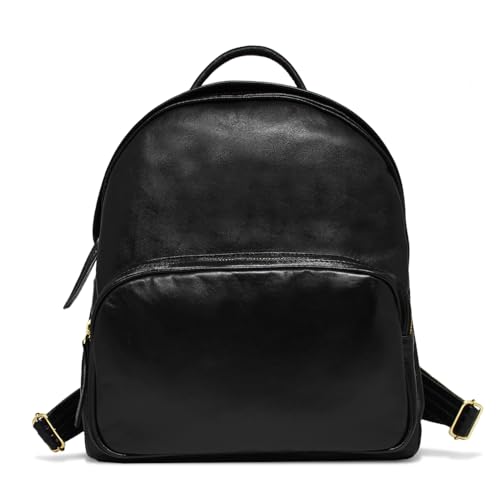 Mochila Feminina de Couro Laura - Preto