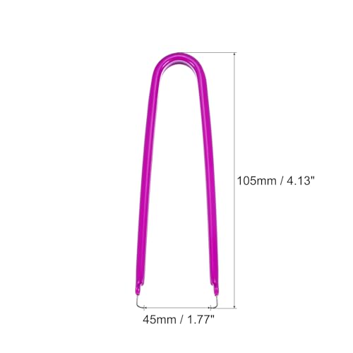 Image of uxcell IC Puller Chip Extractor Stainless Steel with Insulated Vinyl Grip Purple 2 Pack