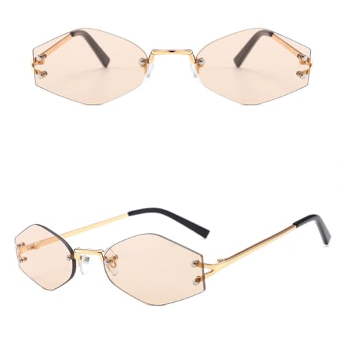 Sunglasses UV400 Protection | Metal Steampunk Colorful Lens | for Women Men Outdoor Sports & Driving3