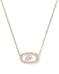 GOLD - IVORY MOTHER OF PEARL LOVE SCRIPT