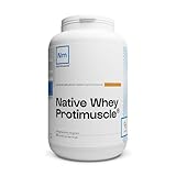 Whey Native Protimuscle Nutrimuscle - 1 Kg - Caramel Salé Pécan - Mix Protein Whey Native + Caséine - Prise de muscle - Sèche et perte de poids - Idéal en postworkout ou collation - Musculation