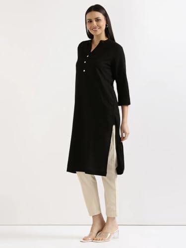 Image of Cotton Solid Kurti for Women & Girls