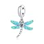 Dragonfly with Gradient Charms