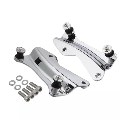 Porte-Bagages Arrière Moto pour Davison Street Road Glide et Road King Support Noir