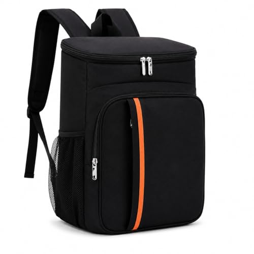 Mochila Térmica 23 L Bag Cooler Impermeável Reforçada para Marmita, Cerveja Gelada, Viagem, Praia, Academia e Trabalho Bolsa Térmica Masculina e Feminina Portátil Premium