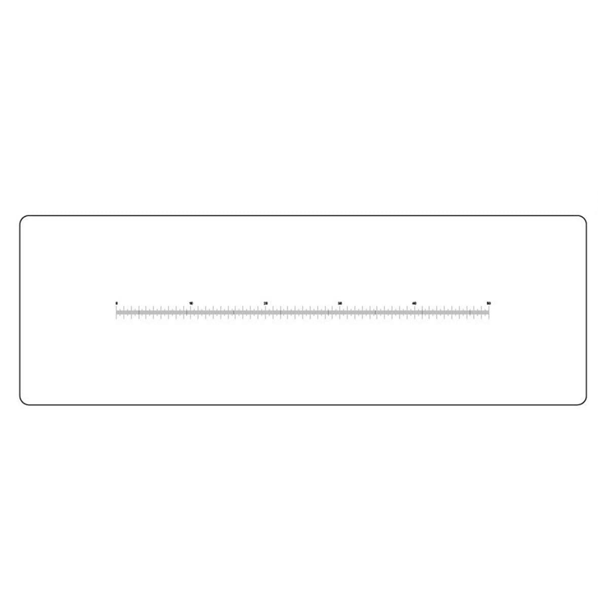 Microscope Microscope Objective Lens Micrometer DIV 0.1mm Highly Transparent Calibration Measuring Card