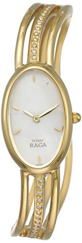 Titan Raga Analog White Dial Women's Watch -NM9938YM01 / NL9938YM01