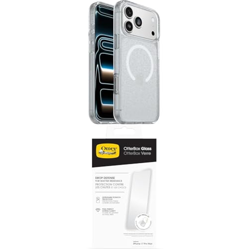 Coque React MagSafe iPhone 17 Pro Max OtterBox et protège-écran certifié militaire