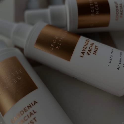 Georgette Klinger Facial Mist Trio - Face Spray Gift Set: Makeup Setting, Pillow, & Dewy Glow Hydration Kit With Nourishing Coconut, Soothing Lavender, and Invigorating Gardenia - 4.2 oz Each