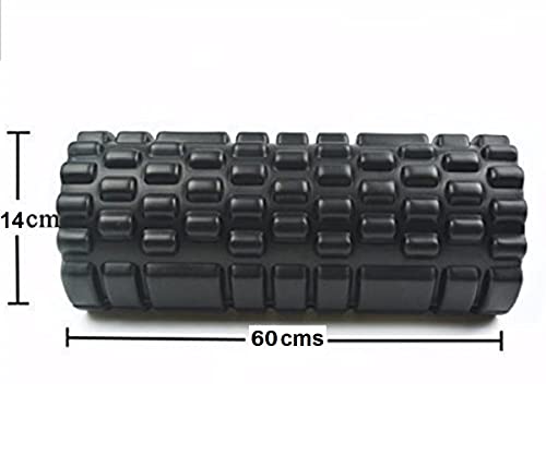 Image of Bodylastics 60cms Foam Roller for Deep Tissue Massage, Relief from Sore Muscles Pain, Pre & Post Exercise Fitness Workout Sessions