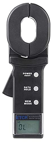 Earth Resistance Tester Ground Resistance Measurement with Clamp Opening Size 32mm Resistance Range 0.010Ω to 200Ω