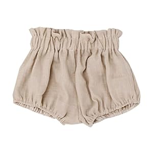 EISHOW Newborn Summer Cotton Linen Bloomers Unisex Baby Boys Girls Casual Floral Bloomer Triangle Shorts Diaper Covers