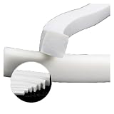 Striscia sigillante in schiuma di silicone Guarnizione quadrata bianca Strisce in spugna di gomma siliconica Guarnizione for porte e finestre(5x5mm,SQUARE_2 METERS)