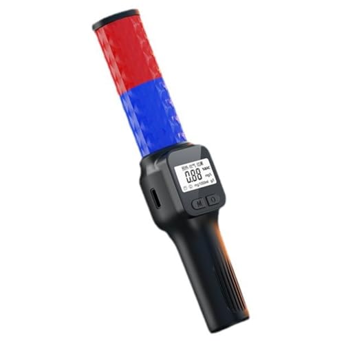 Geuxe Professional Alcohol Tester Portable Alcohol Test Stick Handheld Alcohol Detector Handheld High- Drunk Driving Test Special Voice Broadcast