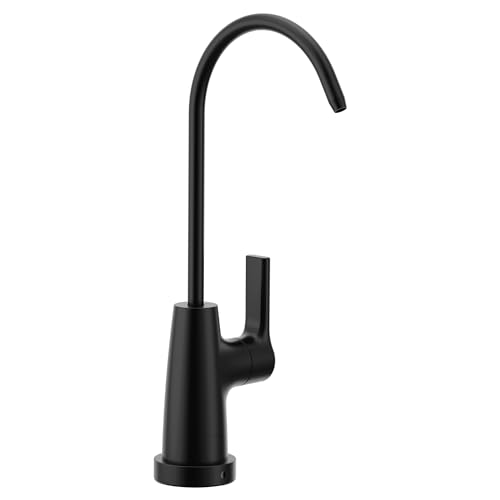 Moen Sip Matte Black Traditional Drinking Water Beverage Faucet with Optional Filtration System F7620BL