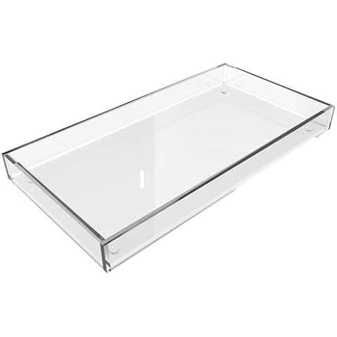 HLF-ho 10"x5" Clear Acrylic Serving Trays Cover